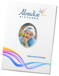 Background Options for Porcelain Memorial Portraits by Paradise Pictures
